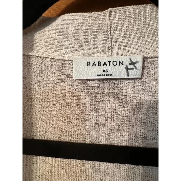 Aritzia BABATON XS open front cardigan classic traditional minimalistic modern - Picture 3 of 6